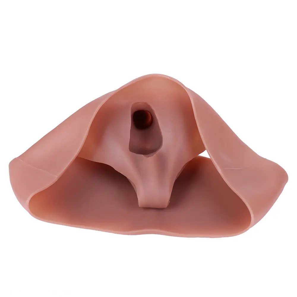 Flesh tone hollow penis sleeve, photo 9