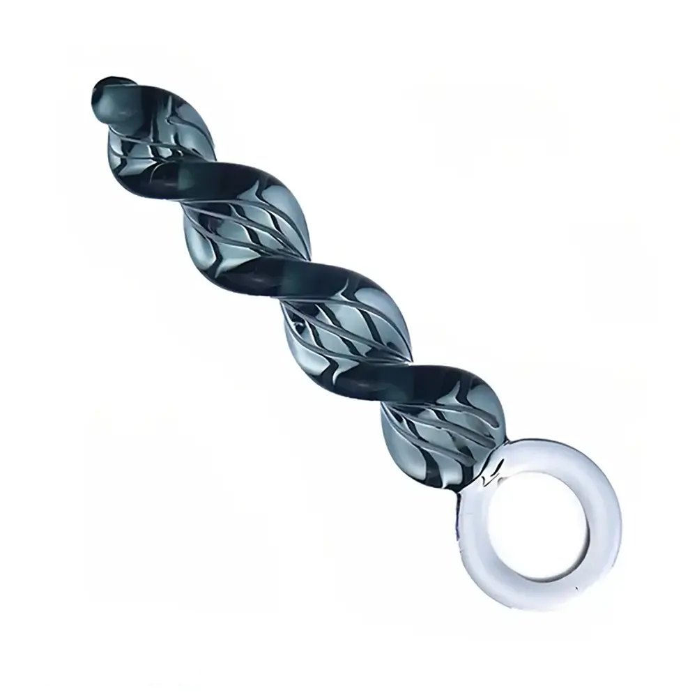 Multicolor threaded glass wand, photo 6