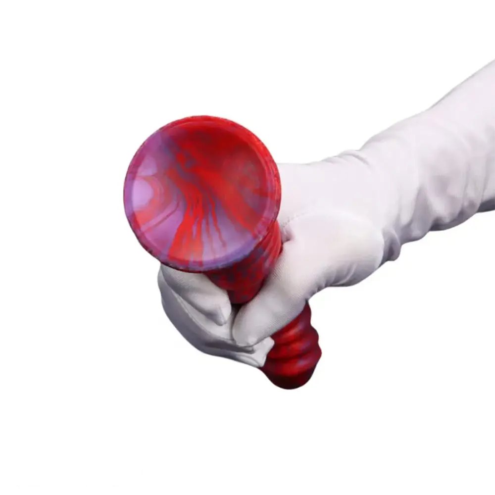 Threaded ribbed anal dildo, photo 10