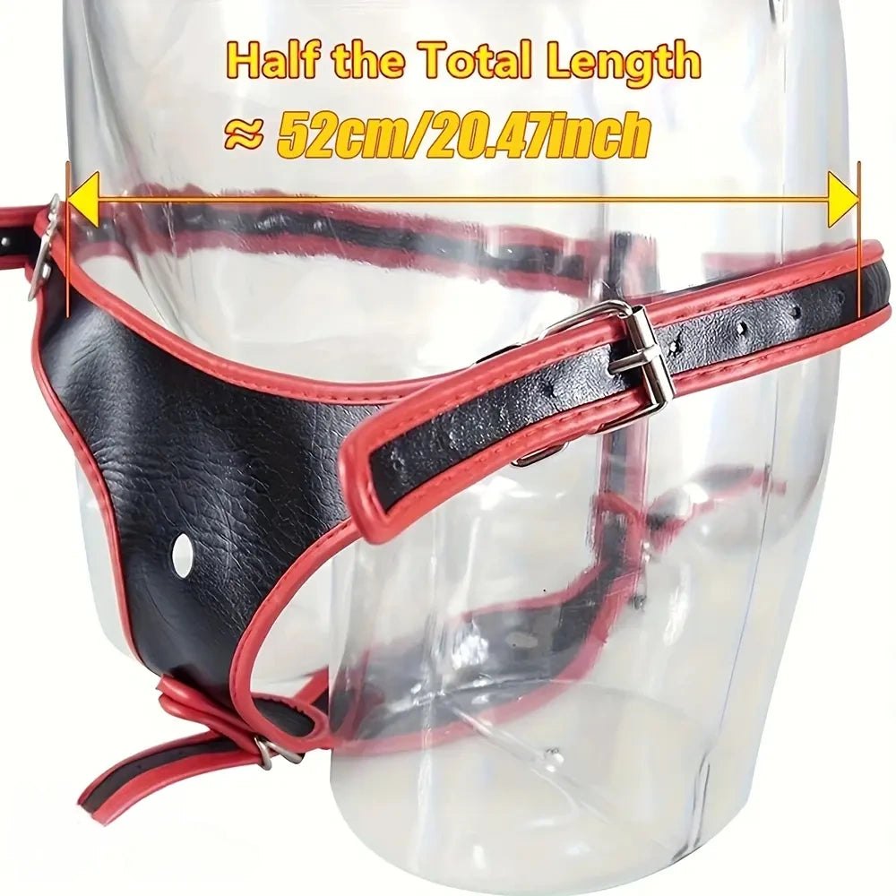Black strap-on dildo harness set, photo 7