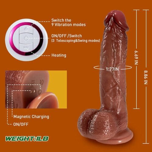 Thrusting dildo machine and realistic dildo set, photo 7