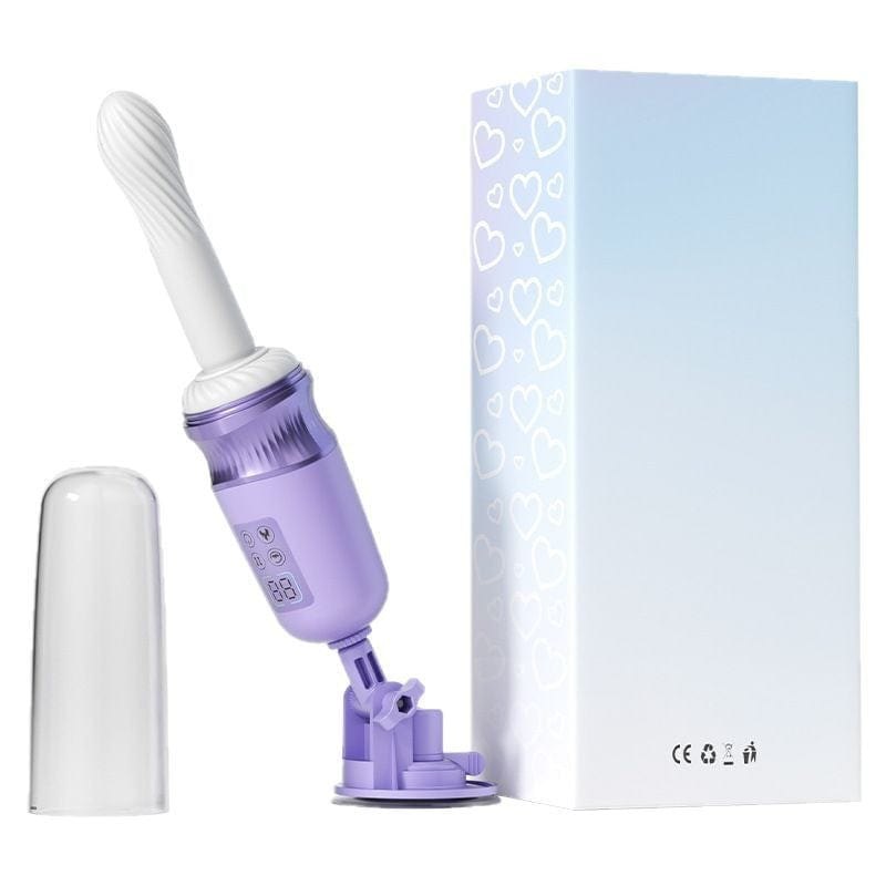Purple thrusting heating dildo machine, photo 8