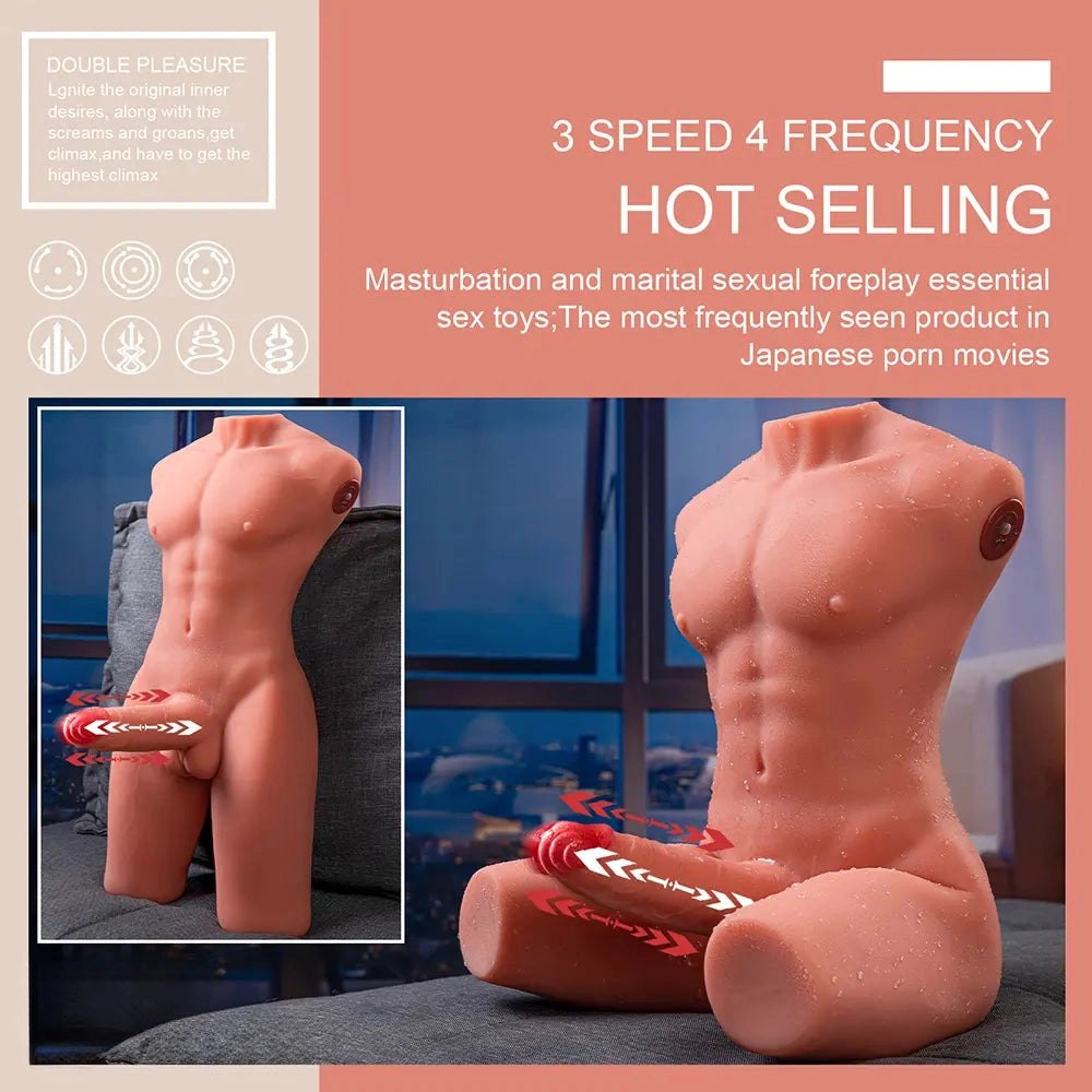 Flesh tone male torso sex doll, photo 7