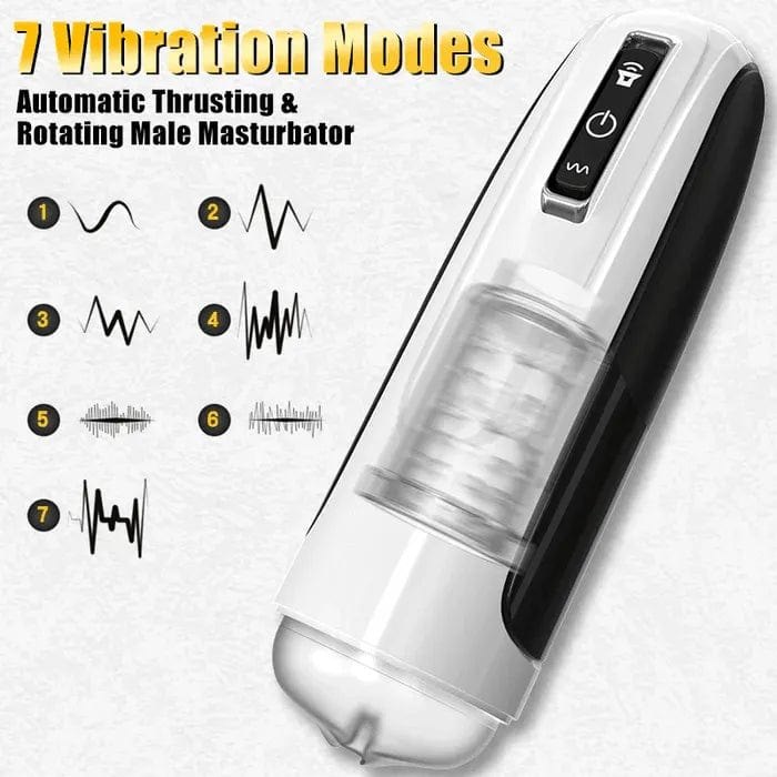 Transparent automatic thrusting male masturbator, photo 2