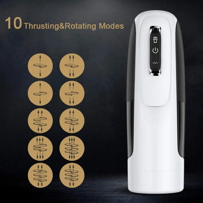 Transparent automatic thrusting male masturbator, photo 3