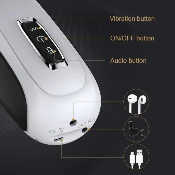 Transparent automatic thrusting male masturbator, photo 5