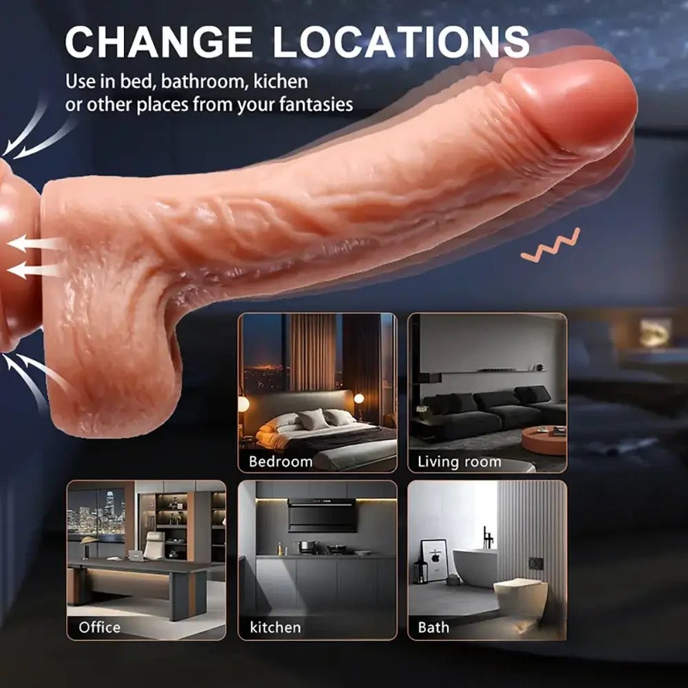 Tone realistic thrusting dildo with remote, photo 15