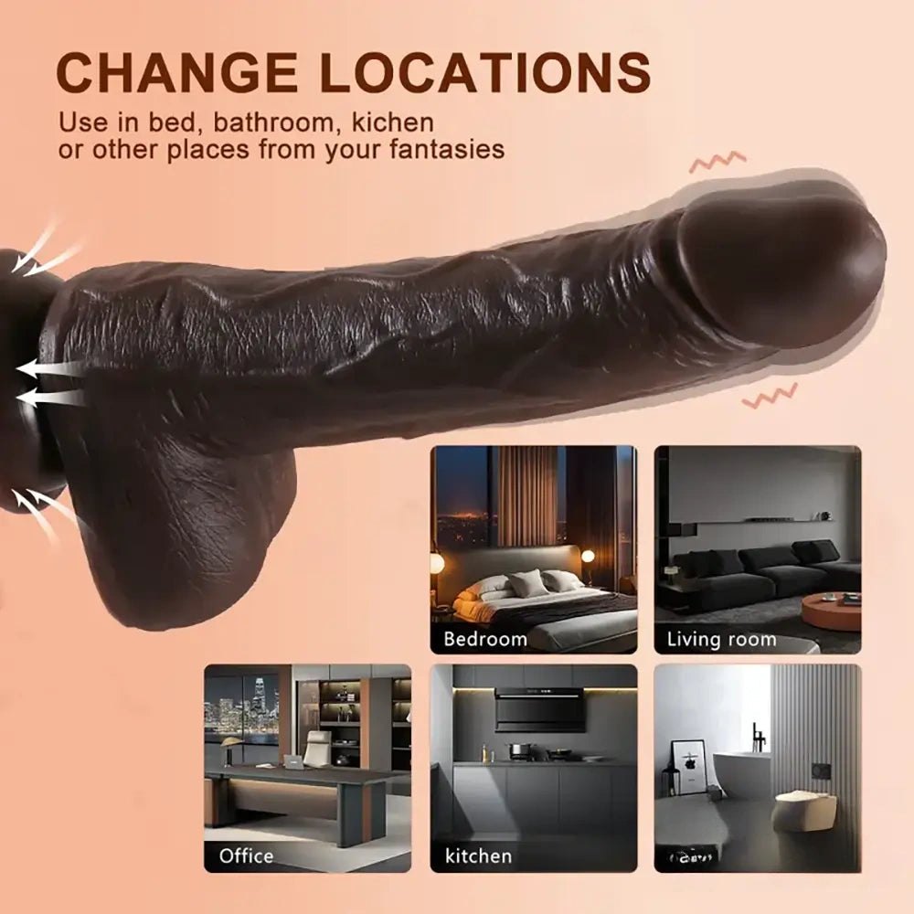 Tone realistic thrusting dildo with remote, photo 5
