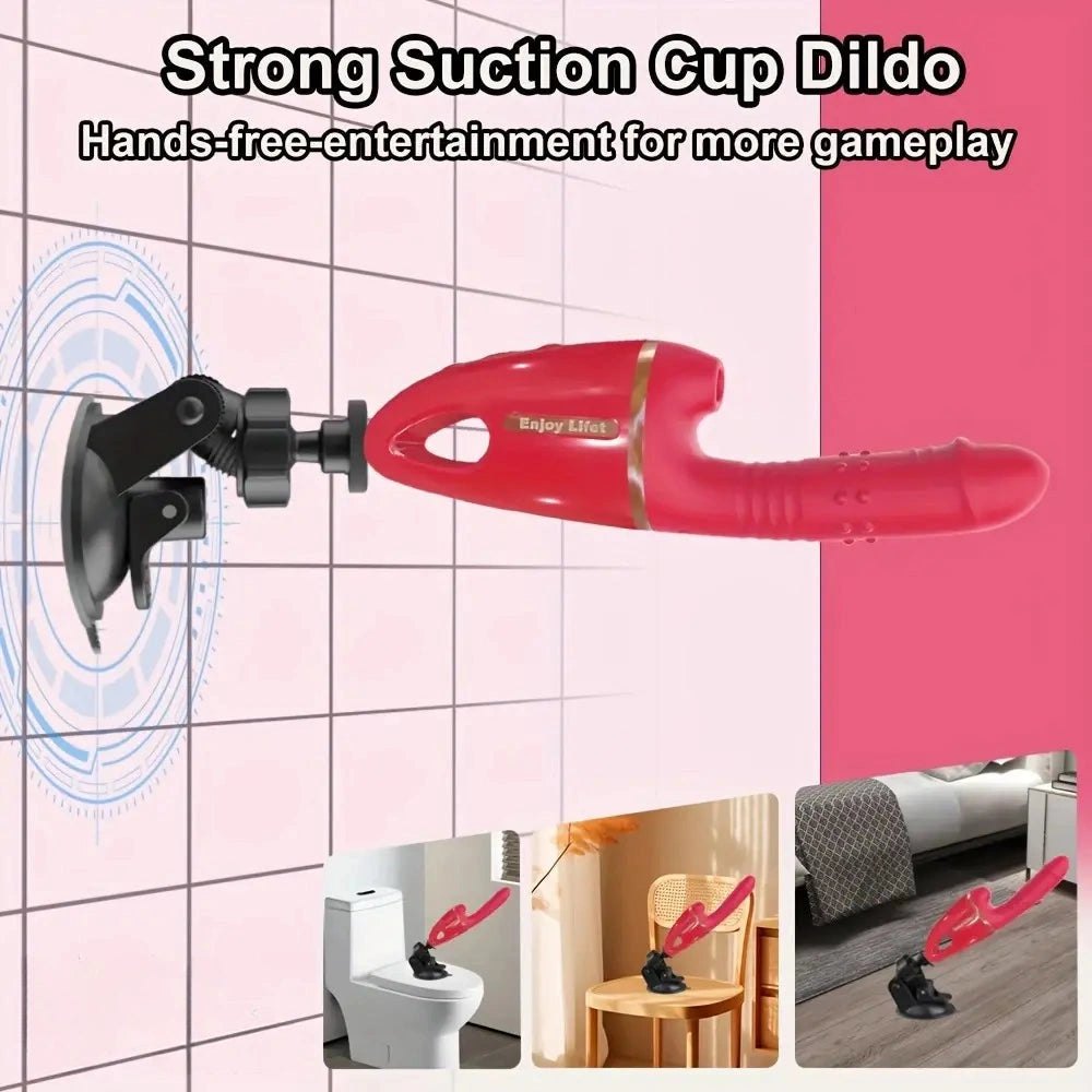 Sex machine with suction mount base, photo 3