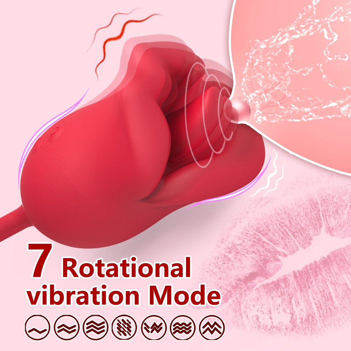 Red tongue licking and thrusting vibrator, photo 2