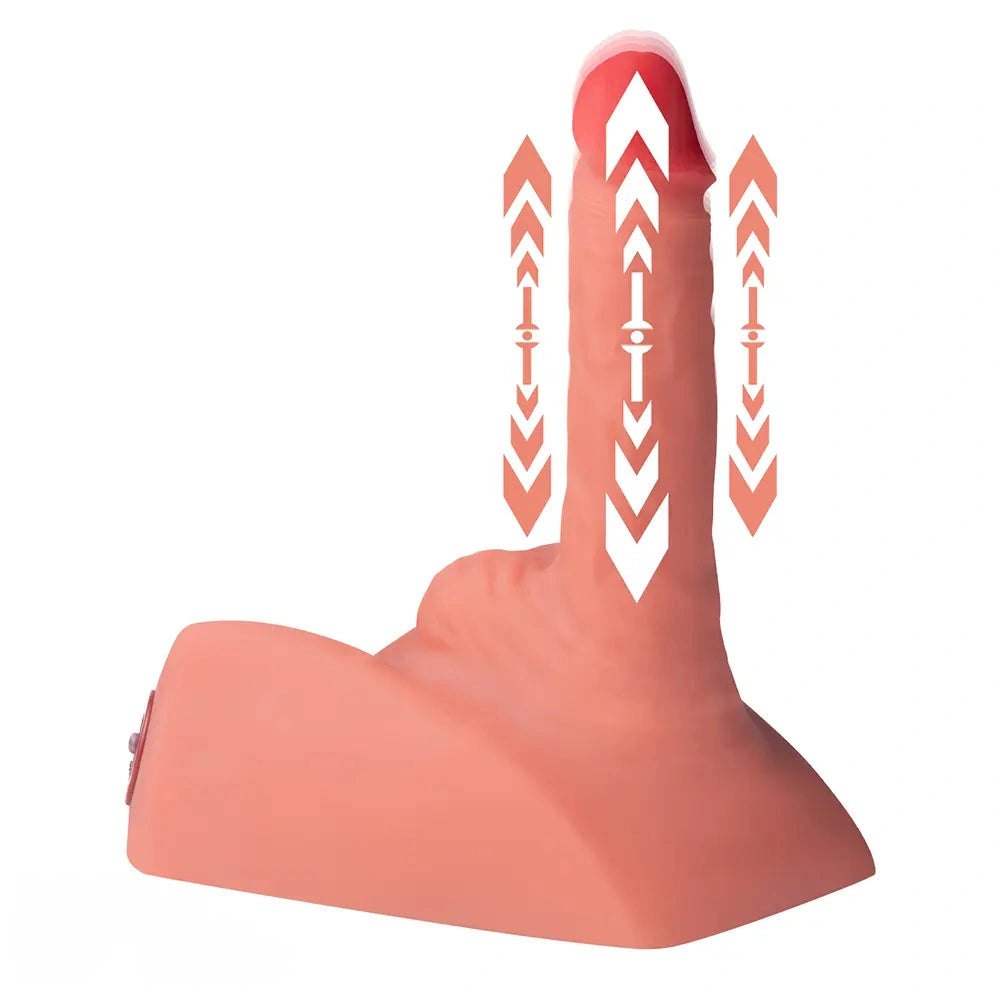 Flesh tone thrusting dildo torso base, photo 12