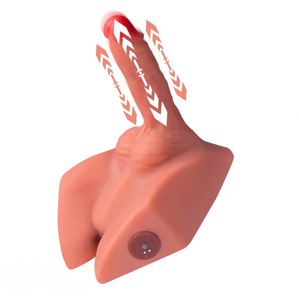 Flesh tone thrusting dildo torso base, photo 13
