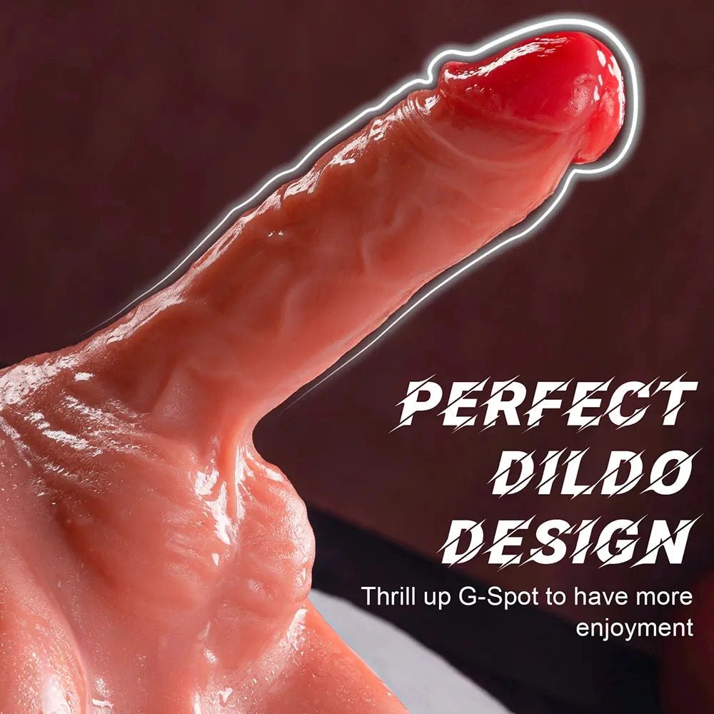 Flesh tone thrusting dildo torso base, photo 8