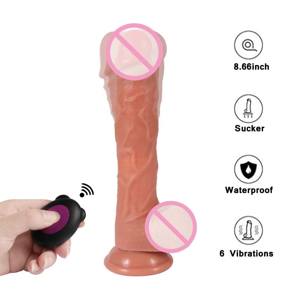Realistic silicone thrusting dildo, photo 2