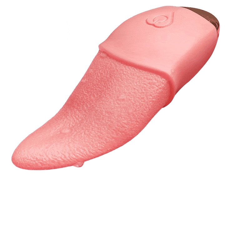 Pink tongue-licking clit vibrator, photo 1