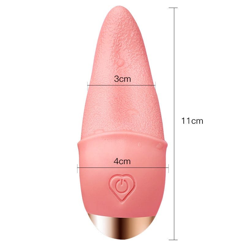 Pink tongue-licking clit vibrator, photo 2