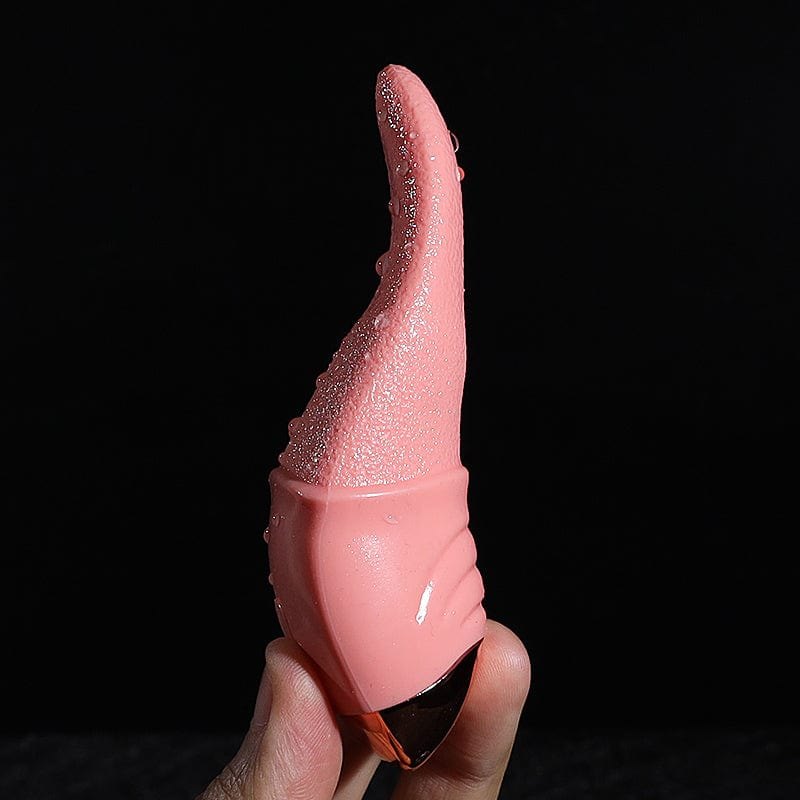 Pink tongue-licking clit vibrator, photo 3