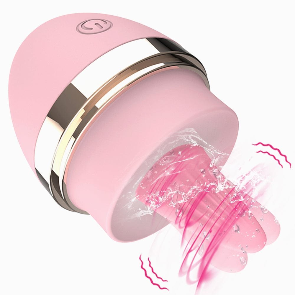Tongue licking silicone clit vibrator, photo 2