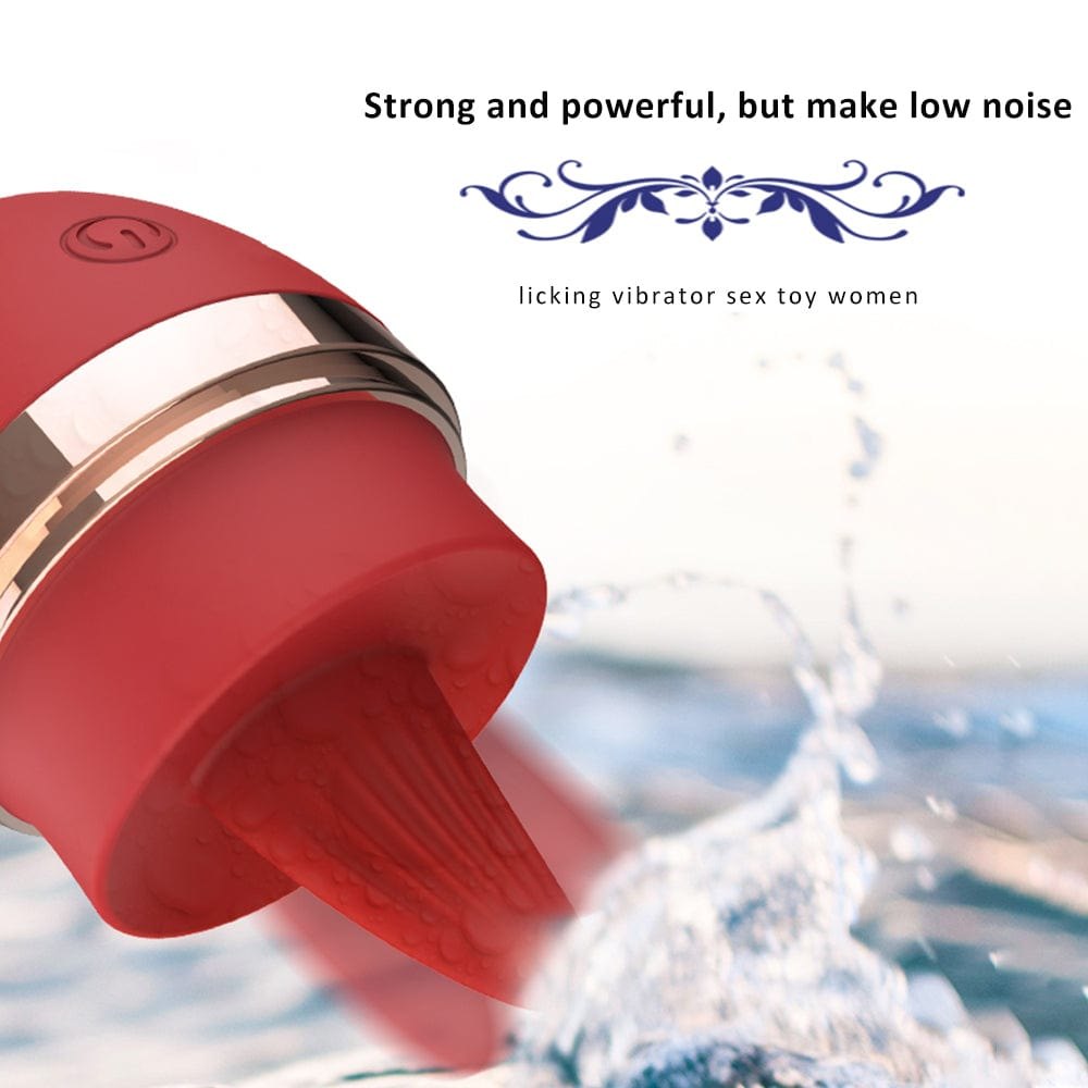 Tongue licking silicone clit vibrator, photo 5