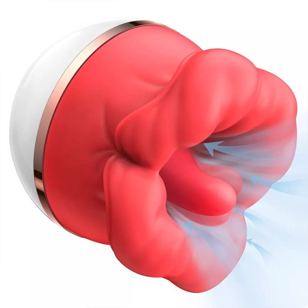 Mouth-shaped tongue-licking suction vibrator, photo 2