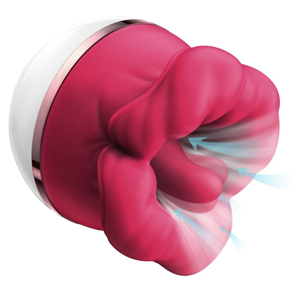 Mouth-shaped tongue-licking suction vibrator, photo 3