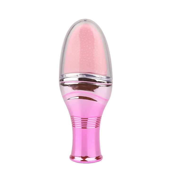 Purple tongue-shaped clit vibrator, photo 3