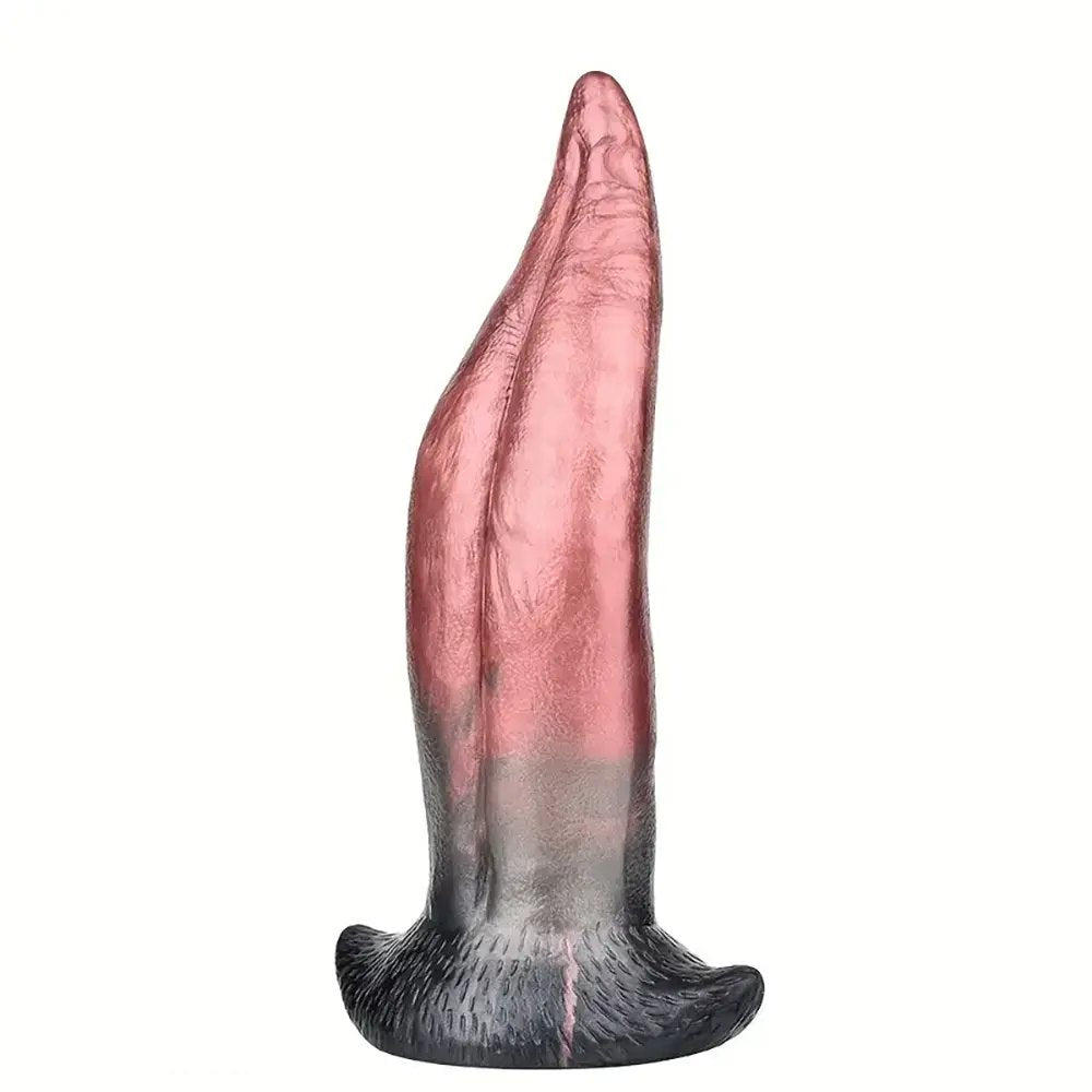 Colorful tongue shape silicone anal plug, photo 12