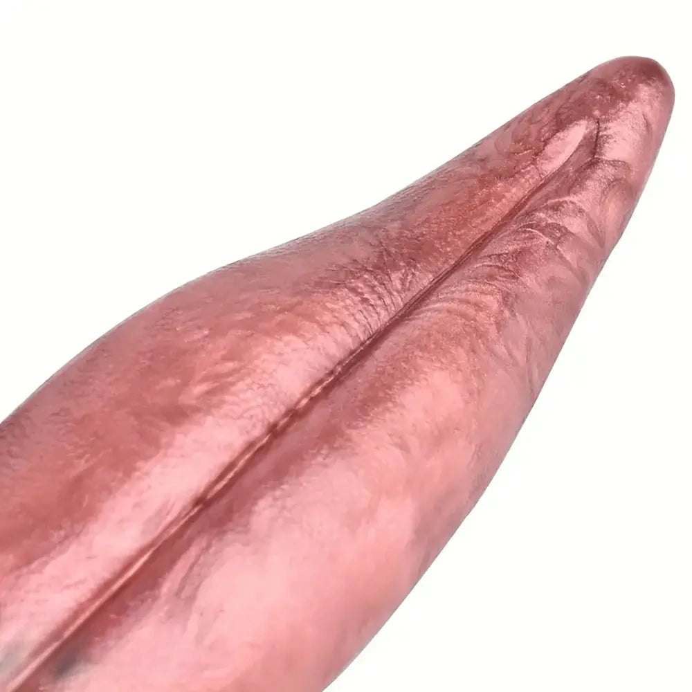 Colorful tongue shape silicone anal plug, photo 4