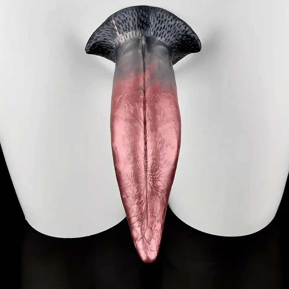 Colorful tongue shape silicone anal plug, photo 6