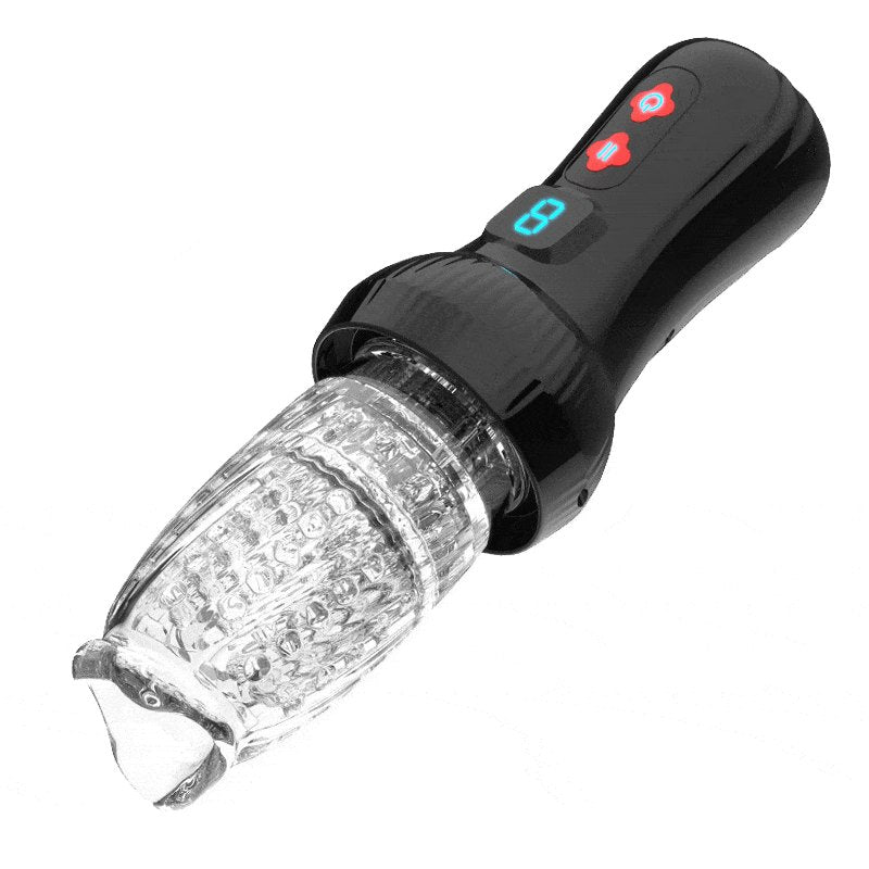 Torch-style rotating thrusting male masturbator, photo 1
