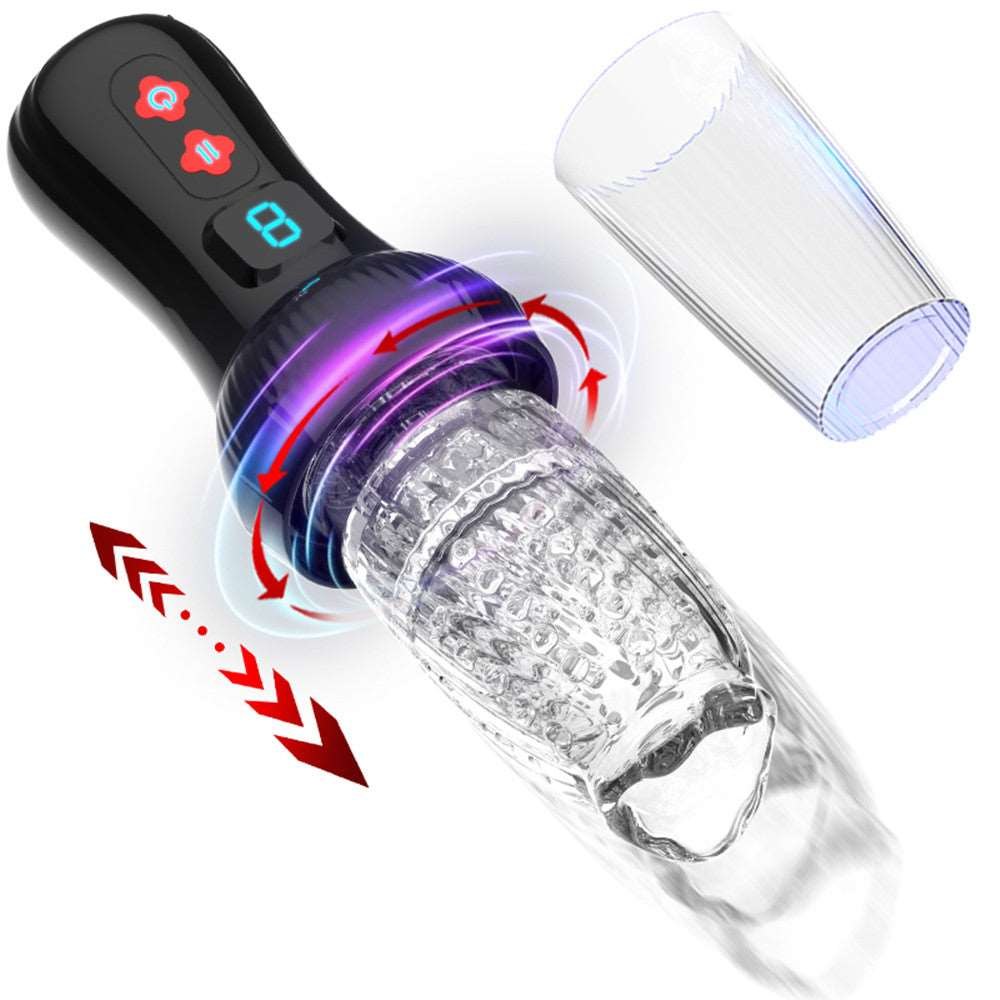 Torch-style rotating thrusting male masturbator, photo 11