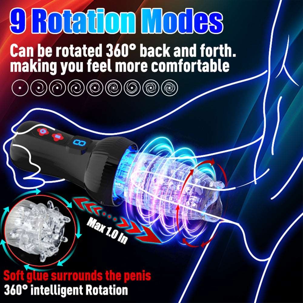 Torch-style rotating thrusting male masturbator, photo 3