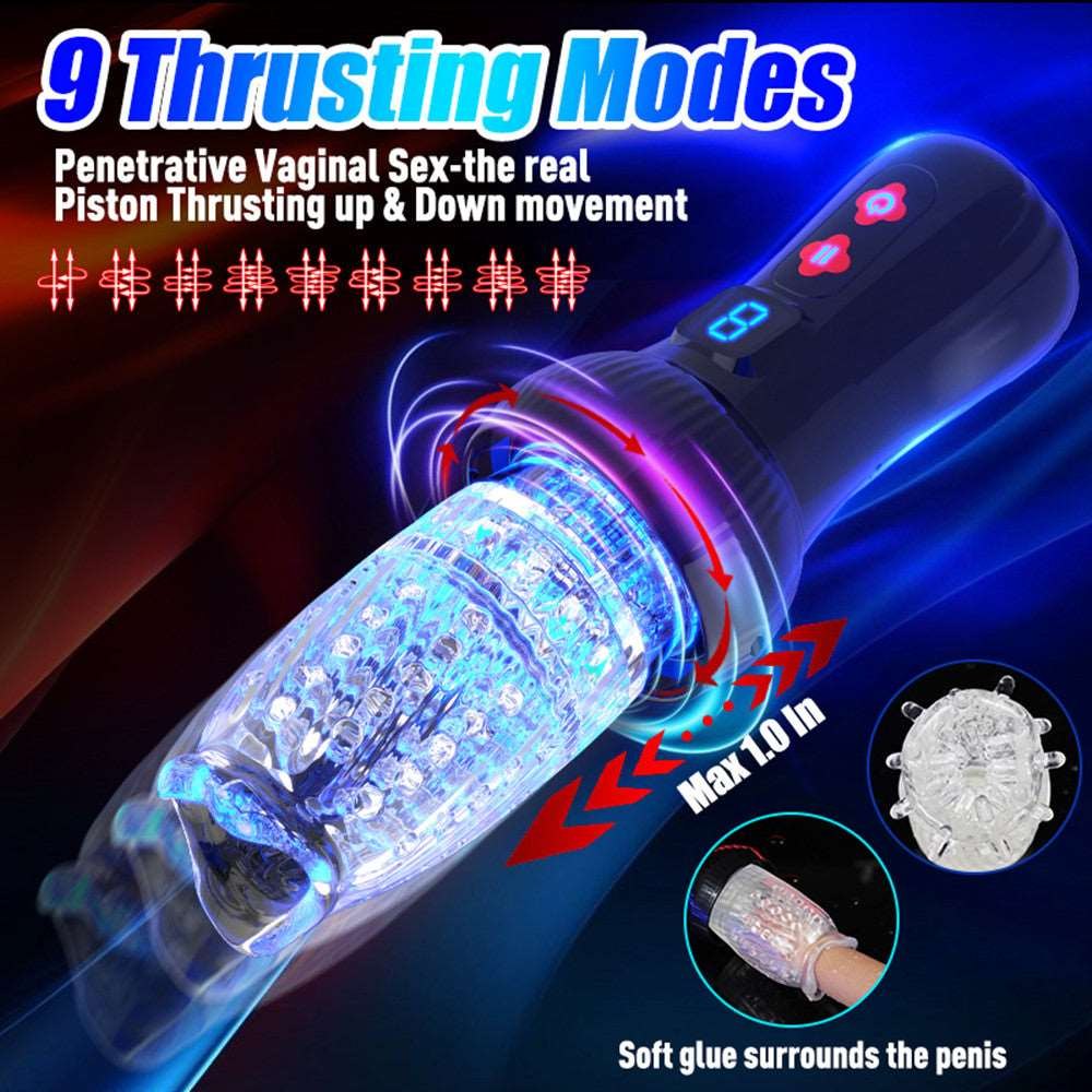 Torch-style rotating thrusting male masturbator, photo 4