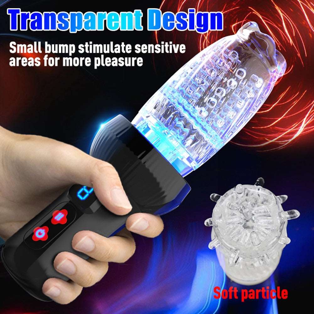 Torch-style rotating thrusting male masturbator, photo 6