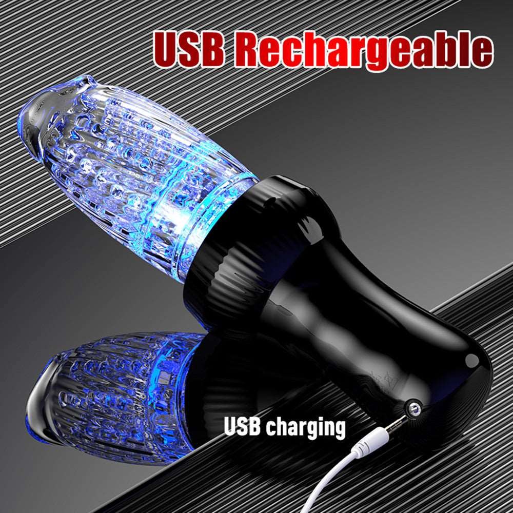 Torch-style rotating thrusting male masturbator, photo 7