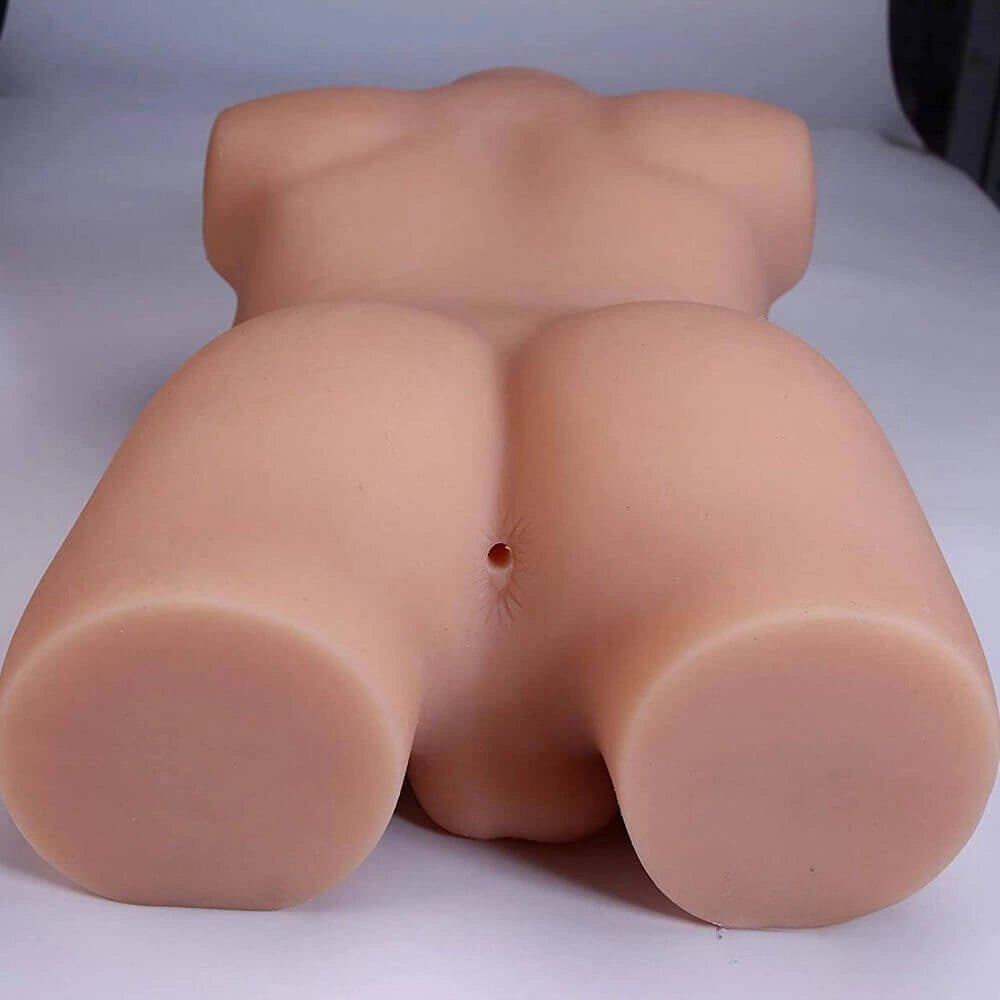 Flesh toned torso doll with attached dildo, photo 2