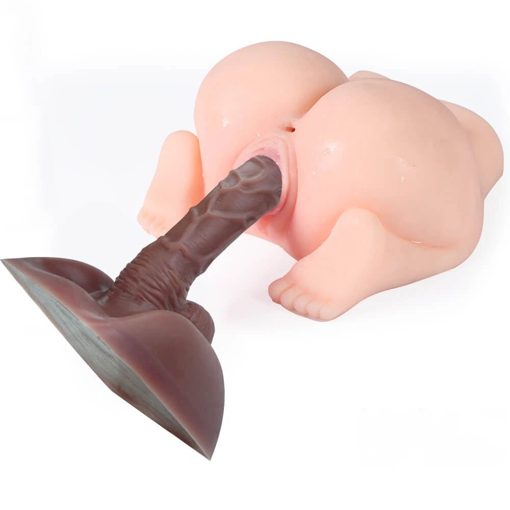 Coffee torso mount realistic dildo, photo 9