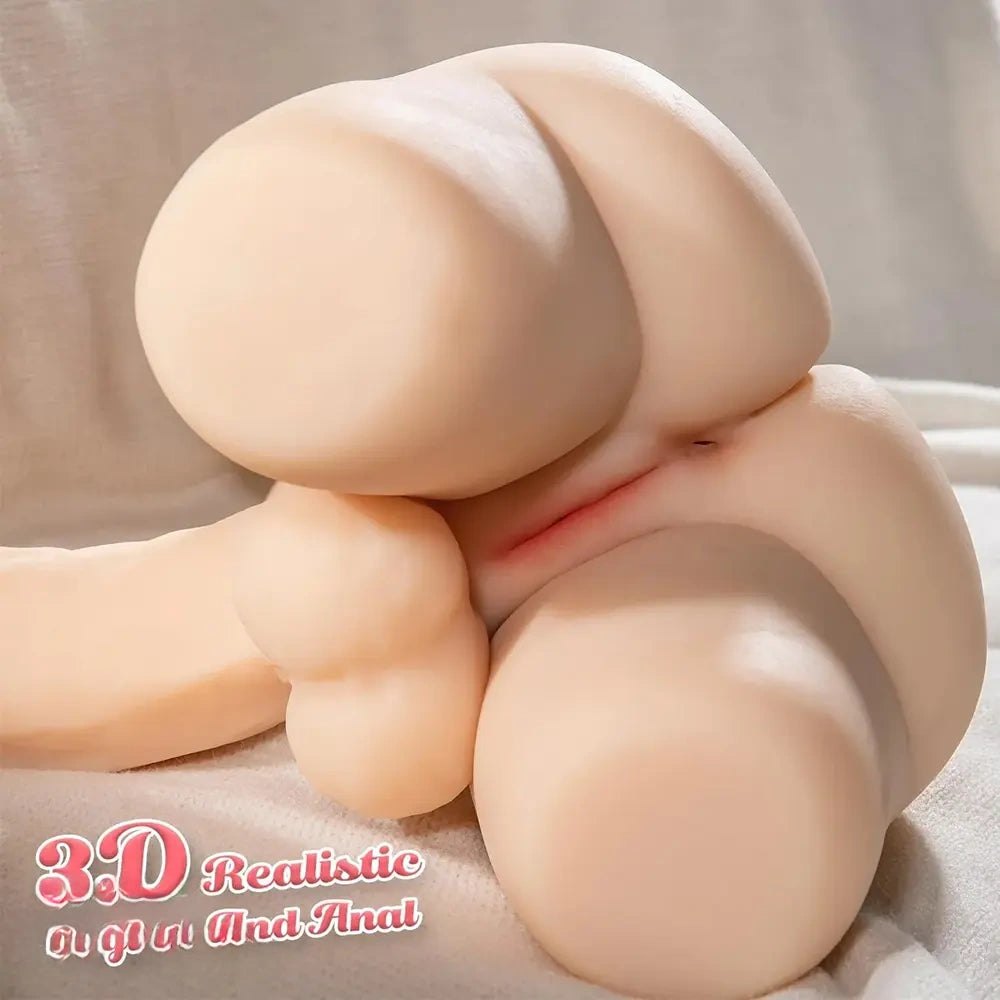 Flesh tone silicone torso sex doll, photo 4