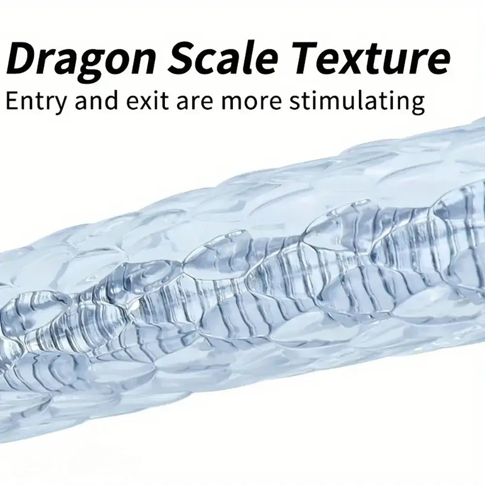 Clear flexible double-ended dildo, photo 3