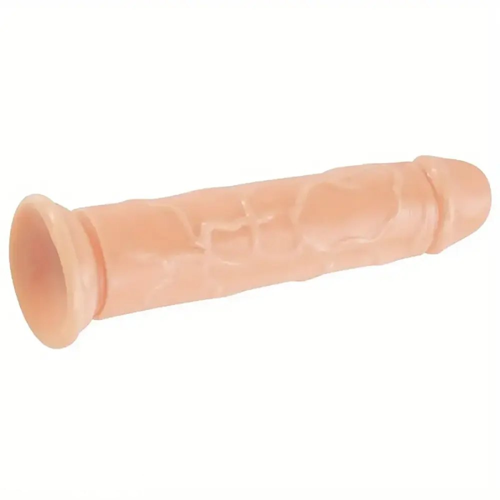 Flesh TPE g-spot suction cup dildo, photo 3