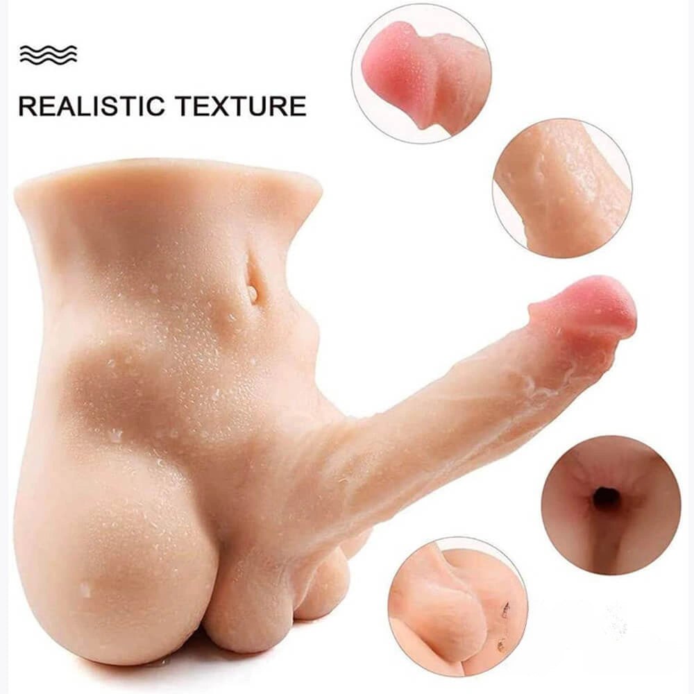 Flesh tpe torso with dildo, photo 6