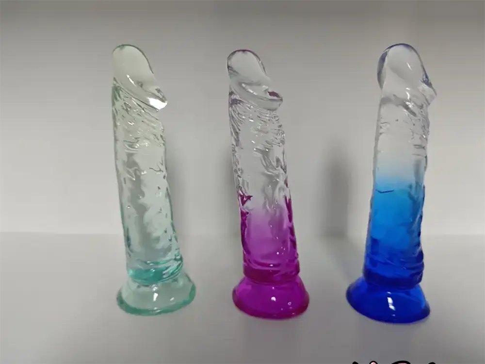 Translucent jelly TPE dildo, photo 10