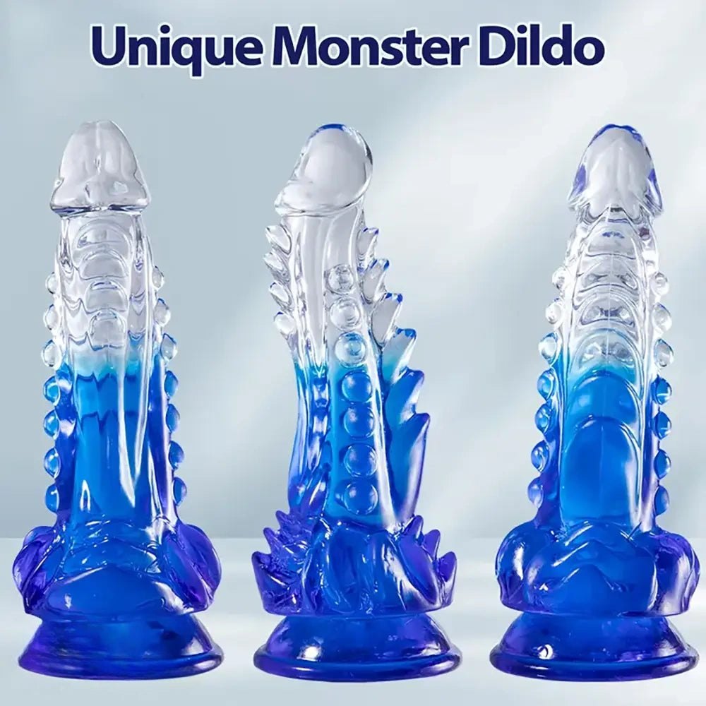 Translucent monster fantasy dildo, photo 1