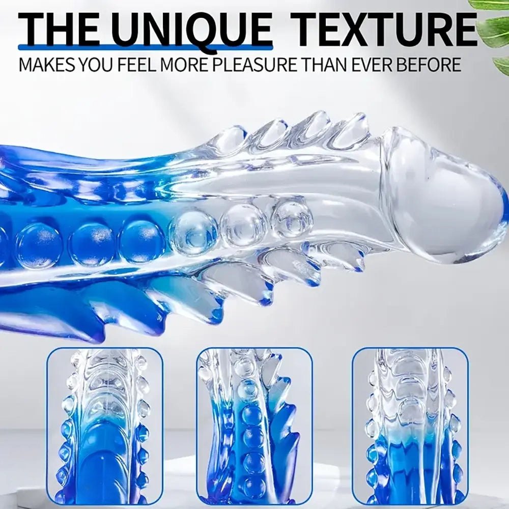 Translucent monster fantasy dildo, photo 14