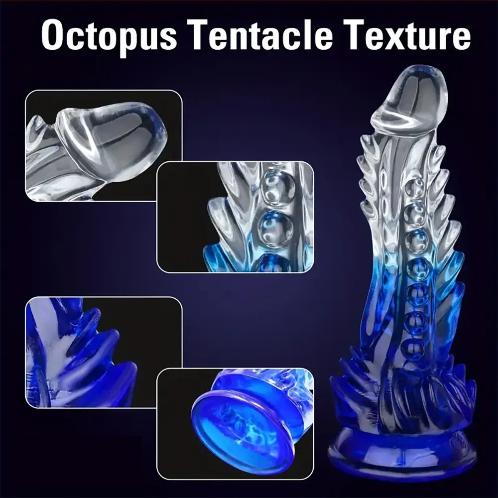 Translucent monster fantasy dildo, photo 15