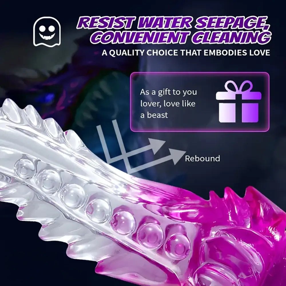 Translucent monster fantasy dildo, photo 2