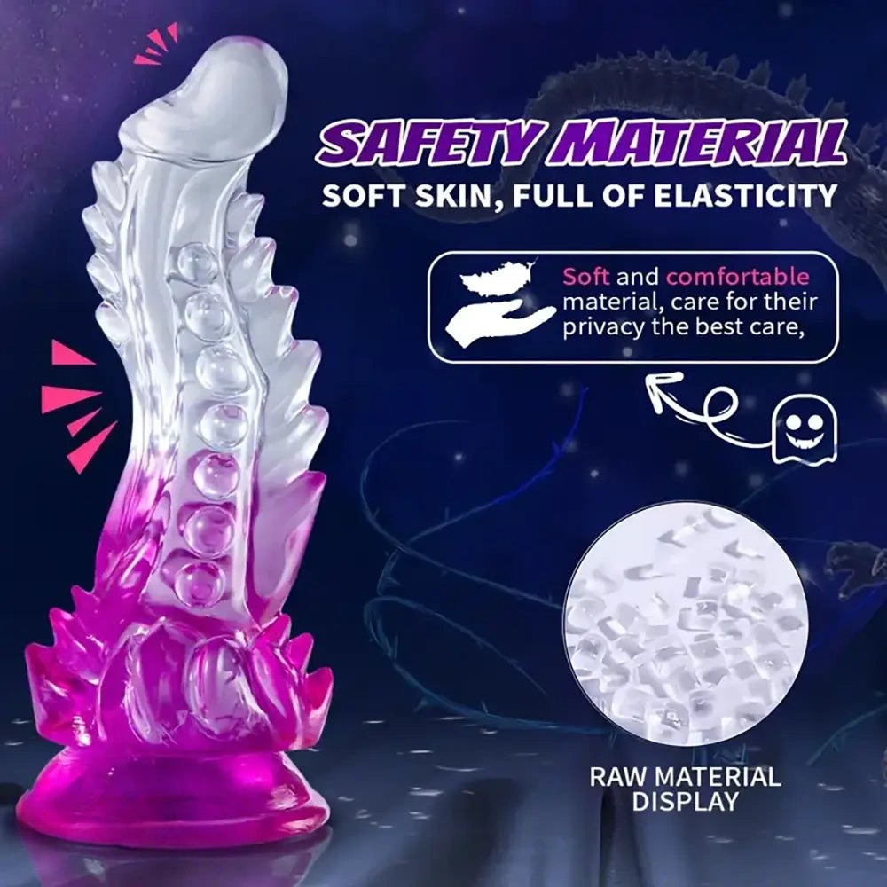 Translucent monster fantasy dildo, photo 4