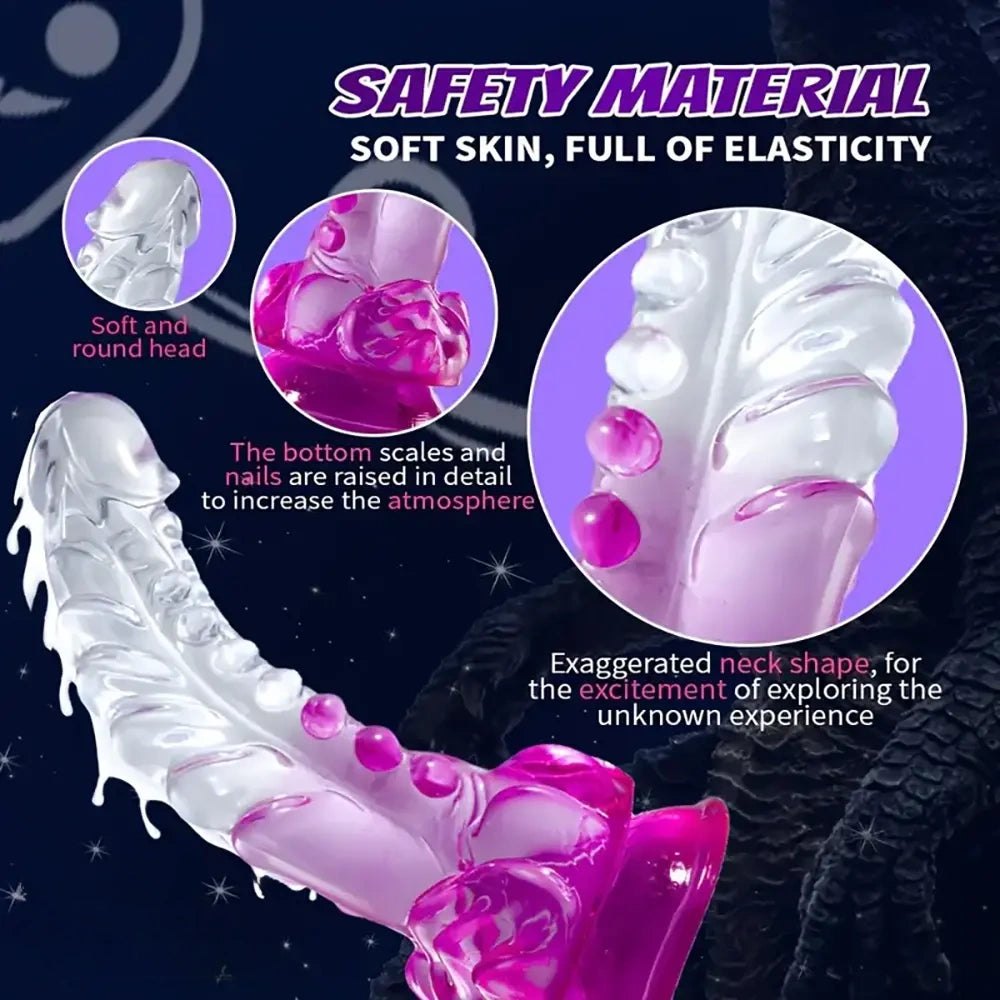 Translucent monster fantasy dildo, photo 5