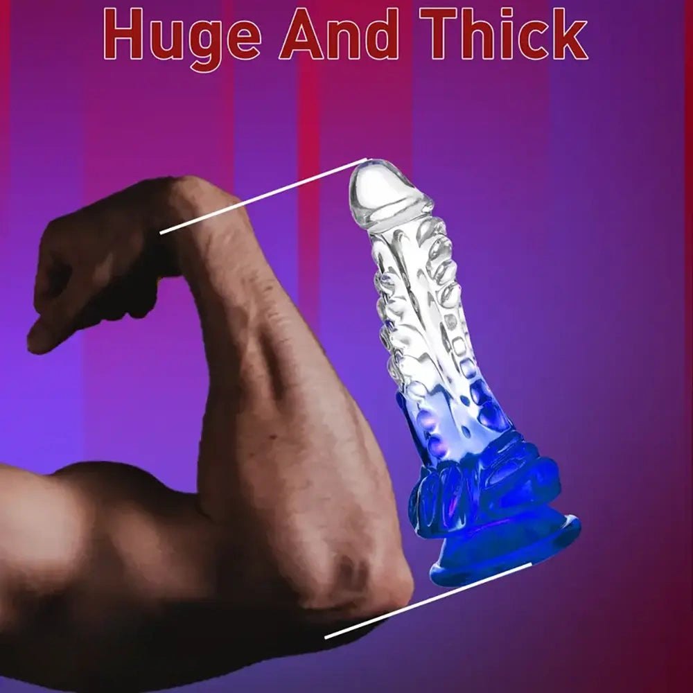 Translucent monster fantasy dildo, photo 9