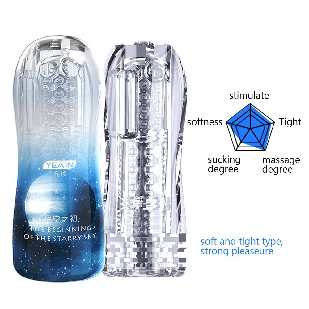 Transparent suction vibrating masturbator, photo 6